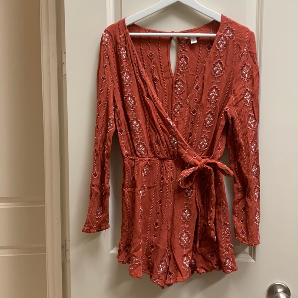 Orange romper